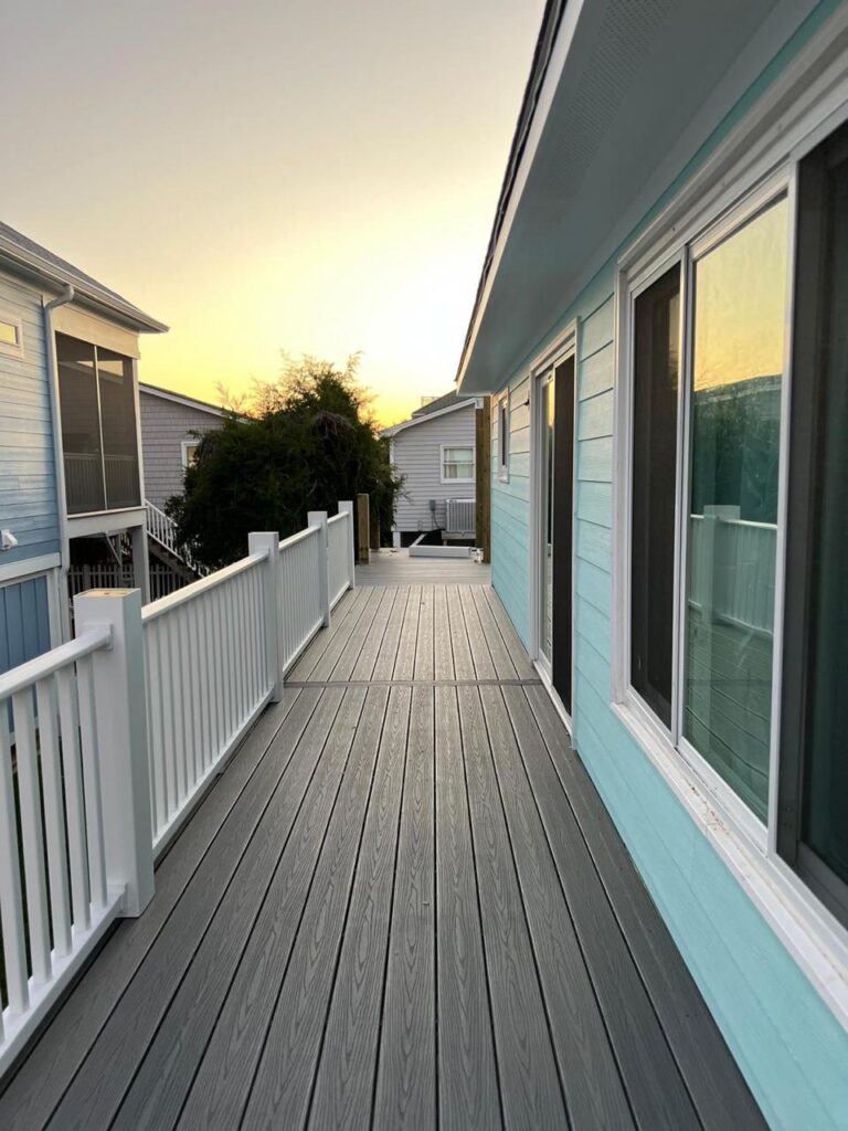 Composite vs. Wood Decks: What’s Best for Your Home in Ocean Isle Beach, NC?